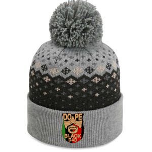 DOPE Black Dad Father's Day The Baniff Cuffed Pom Beanie