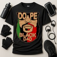 DOPE Black Dad Father's Day Cooling Performance Crew T-Shirt
