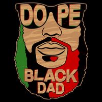 DOPE Black Dad Father's Day Cooling Performance Crew T-Shirt