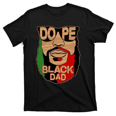 DOPE Black Dad Father's Day T-Shirt