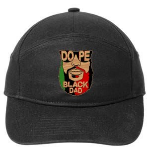 DOPE Black Dad Father's Day 7-Panel Snapback Hat