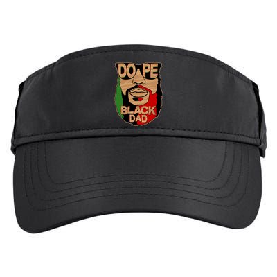 DOPE Black Dad Father's Day Adult Drive Performance Visor