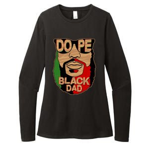 DOPE Black Dad Father's Day Womens CVC Long Sleeve Shirt