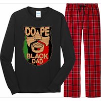 DOPE Black Dad Father's Day Long Sleeve Pajama Set