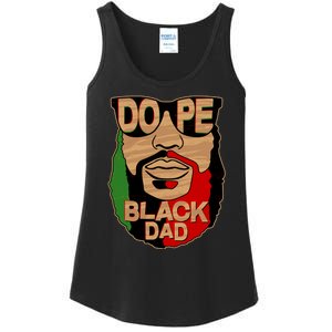 DOPE Black Dad Father's Day Ladies Essential Tank