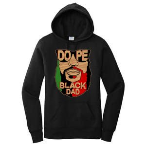 DOPE Black Dad Father's Day Women's Pullover Hoodie