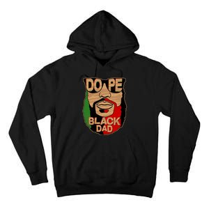 DOPE Black Dad Father's Day Tall Hoodie