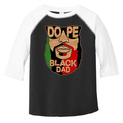 DOPE Black Dad Father's Day Toddler Fine Jersey T-Shirt