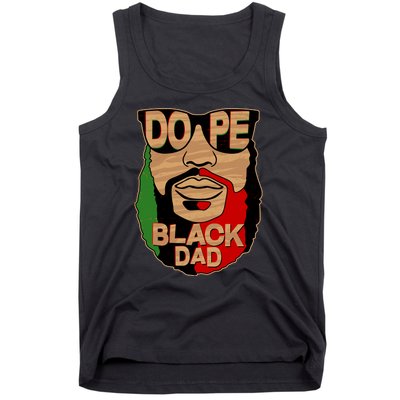 DOPE Black Dad Father's Day Tank Top