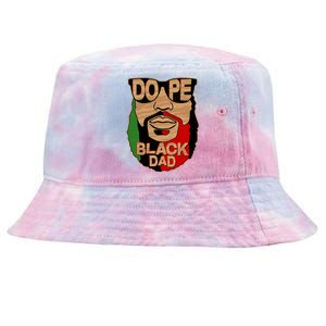 DOPE Black Dad Father's Day Tie-Dyed Bucket Hat