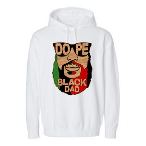 DOPE Black Dad Father's Day Garment-Dyed Fleece Hoodie