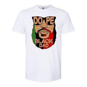 DOPE Black Dad Father's Day Softstyle CVC T-Shirt