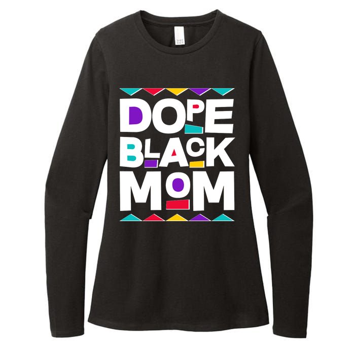 Dope Black Mom Womens CVC Long Sleeve Shirt