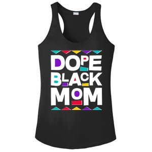 Dope Black Mom Ladies PosiCharge Competitor Racerback Tank