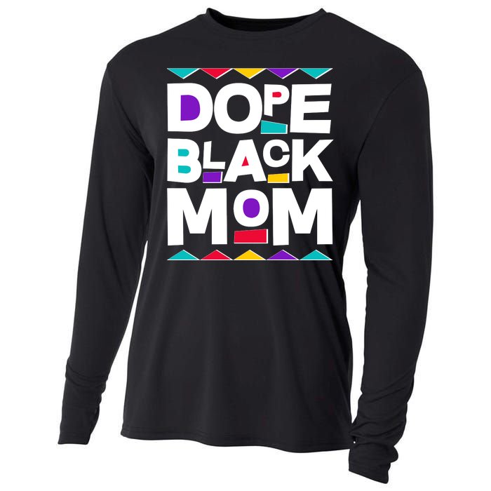 Dope Black Mom Cooling Performance Long Sleeve Crew