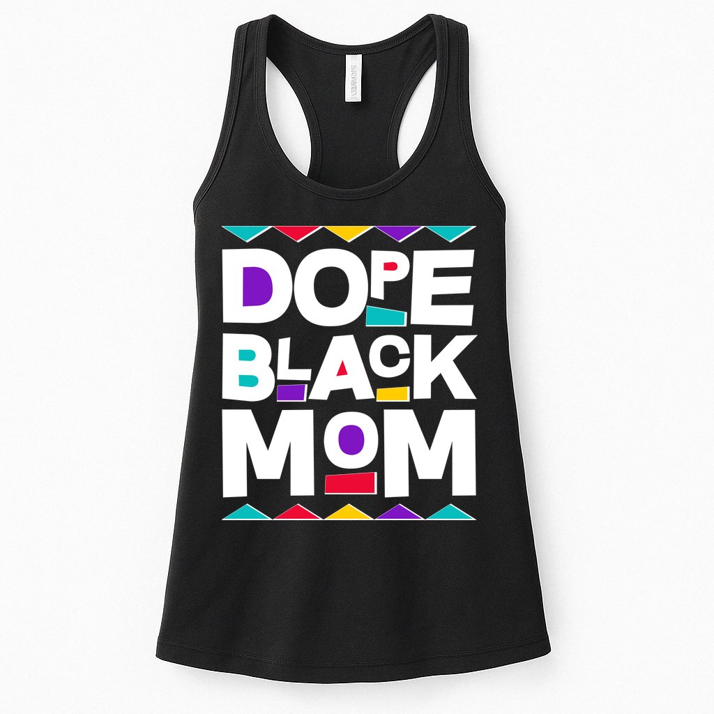 Dope Black Mom Womens Tank Top