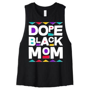 Dope Black Mom Women's Racerback Cropped Tank