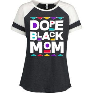 Dope Black Mom Enza Ladies Jersey Colorblock Tee