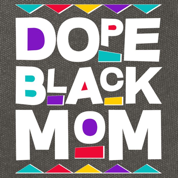 Dope Black Mom Cotton Canvas Backpack