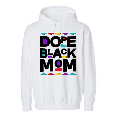 Dope Black Mom Garment-Dyed Fleece Hoodie