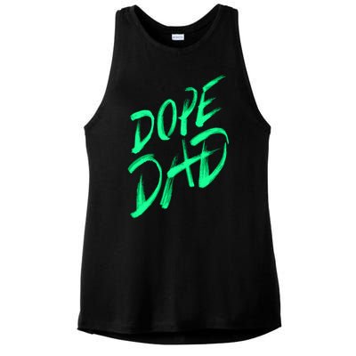 Dope Dad Ladies PosiCharge Tri-Blend Wicking Tank