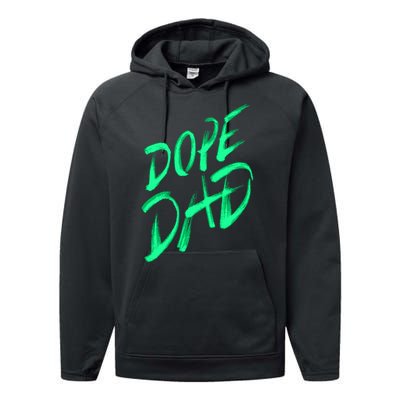 Dope Dad Performance Fleece Hoodie