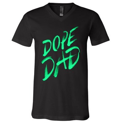 Dope Dad V-Neck T-Shirt