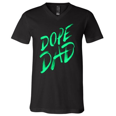 Dope Dad V-Neck T-Shirt