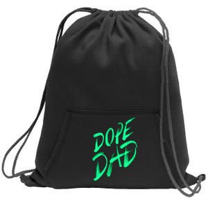 Dope Dad Sweatshirt Cinch Pack Bag