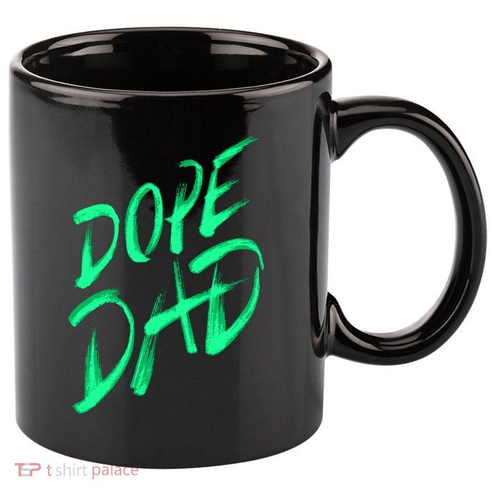 Dope Dad 11oz C Handle Ceramic Mug