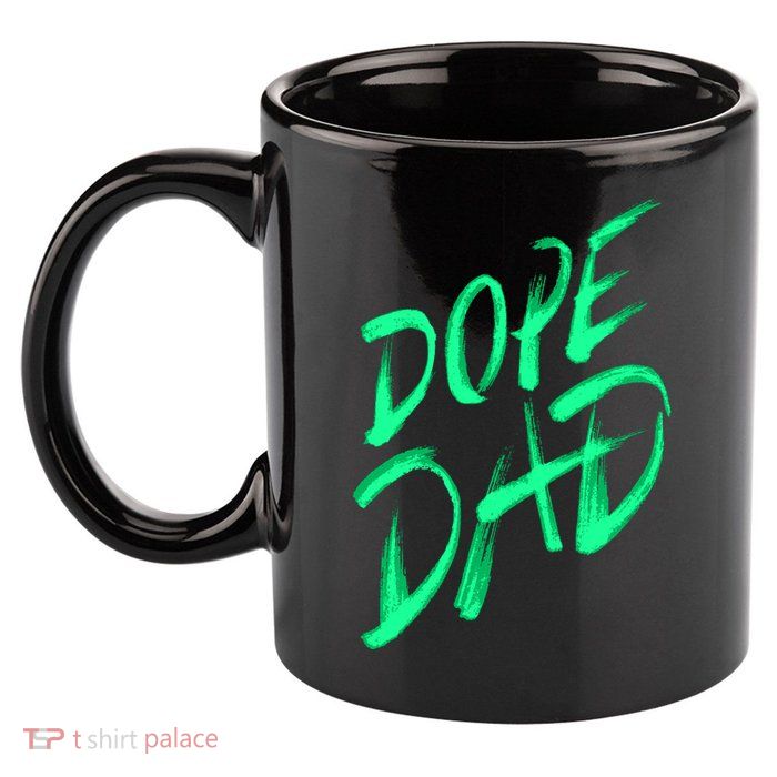 Dope Dad 11oz C Handle Ceramic Mug