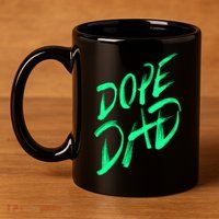 Dope Dad 11oz C Handle Ceramic Mug