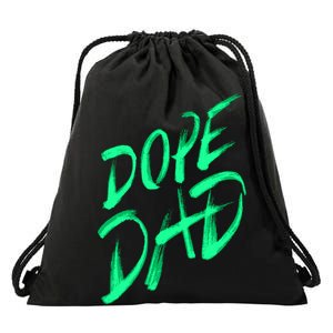 Dope Dad Drawstring Bag