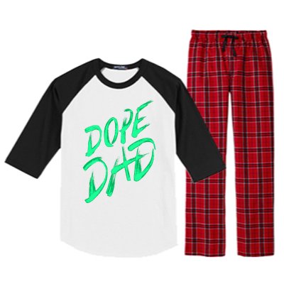 Dope Dad Raglan Sleeve Pajama Set