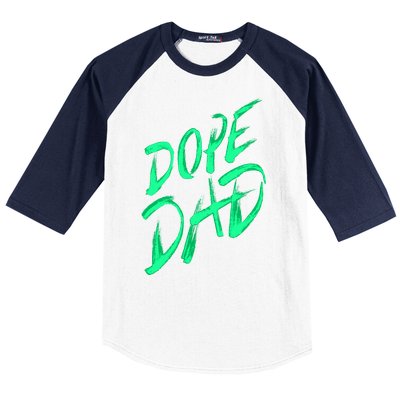 Dope Dad Baseball Sleeve Shirt