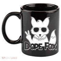 Dope Fox 11oz C Handle Ceramic Mug