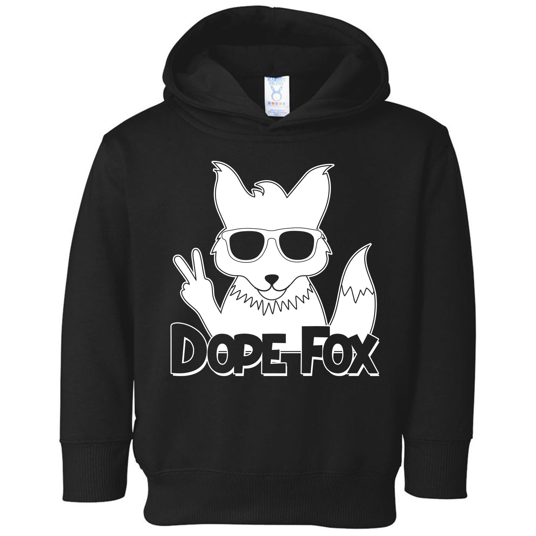 Dope Fox Toddler Hoodie