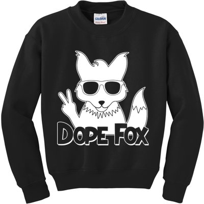 Dope Fox Kids Sweatshirt