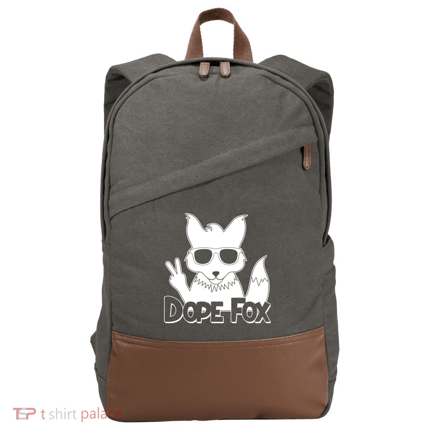 Dope Fox Cotton Canvas Backpack
