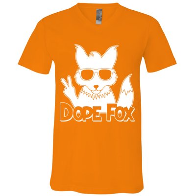 Dope Fox V-Neck T-Shirt