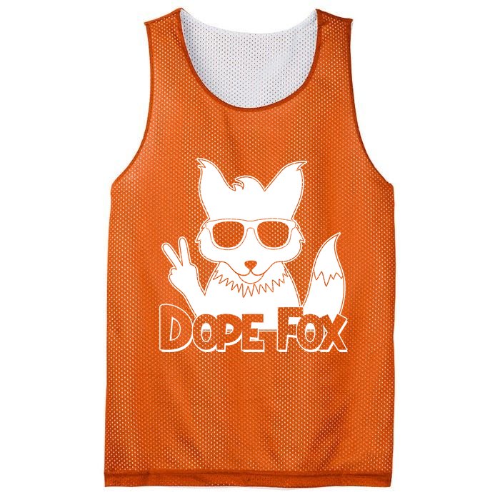 Dope Fox Mesh Reversible Basketball Jersey Tank