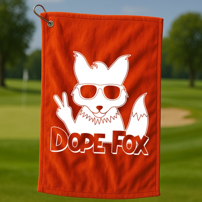 Dope Fox Golf Towel