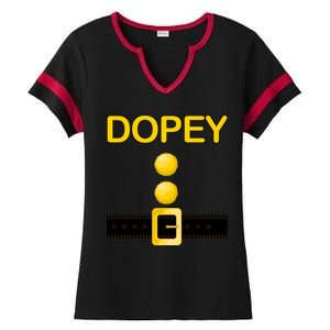 Dopey Dwarf Costume Ladies Halftime Notch Neck Tee