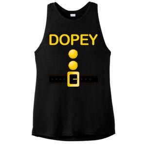 Dopey Dwarf Costume Ladies PosiCharge Tri-Blend Wicking Tank