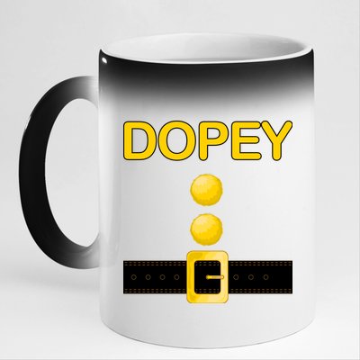 Dopey Dwarf Costume 11oz Black Color Changing Mug