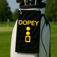 Dopey Dwarf Costume Golf Towel