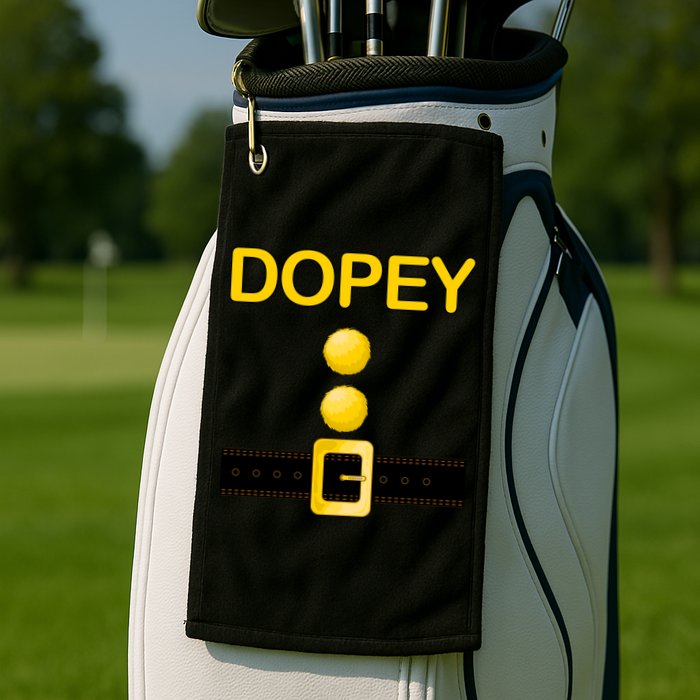 Dopey Dwarf Costume Golf Towel