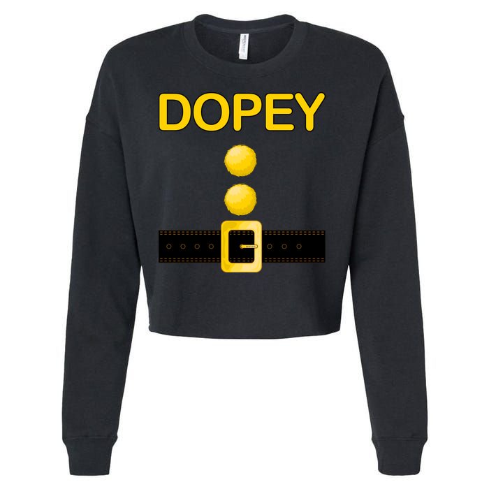Dopey Dwarf Costume Cropped Pullover Crew