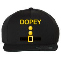 Dopey Dwarf Costume Wool Snapback Cap