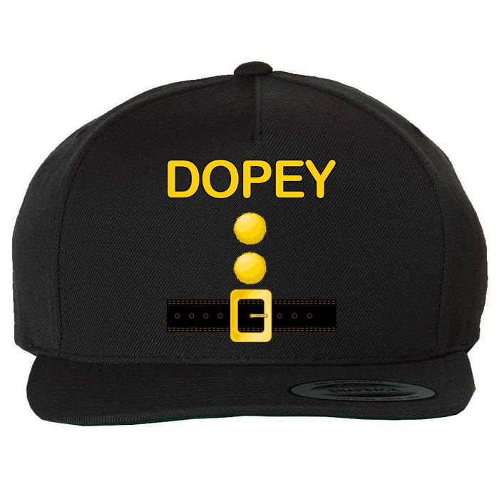 Dopey Dwarf Costume Wool Snapback Cap